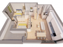 De vanzare PENTHOUSE într-un bloc nou marca ARED Comisio...