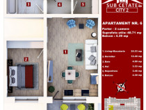 Studio cu dressing de vanzare, etaj intermediar - Direct Dezvoltator