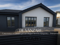 Casă nouă 4 camere pe un singur nivel în Sânpetru – Pr