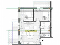 Apartament de 3 camere, 59 mp, posibilitate garaj, zona Terr