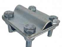 Conector incrucisat pentru conductori rotunzi si platbanda