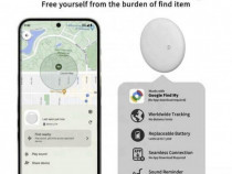 Smart Tag pentru localizare compatibil cu Apple iOS și Android
