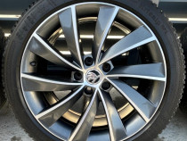 Jante Skoda Superb 4 Origine + anvelope iarna 18'