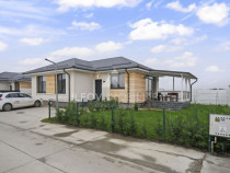 Casa pe parter Tunari, 96mp, lot 275mp, 2 locuri parcare