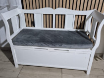 Banca Jelling cu spatiu de depozitare