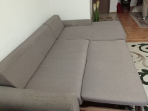 Canapea extensibila colțar