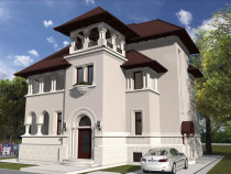 Vila cu arhitectura deosebila de vanzare- Primaverii- televi