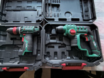 Mașina de găurit și Ciocan Rotopercutor 12v Parkside