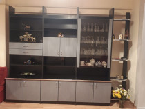 Mobilă sufragerie cu canapea și fotoliu