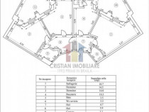 Hexagoane 3 camere 96 mp vedere la Dunare etaj intermediar