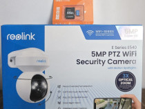 Camera de supraveghere Reolink E540 2K+ 5MP cu Pan/Tilt + card 256GB