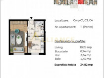 Popesti Metrou Berceni Garsoniera Decomandata
