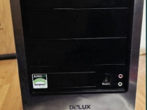 Carcasa PC Middletower alimentare SATA, 4 bay, silver&black, USB