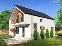 Casa individuala P 1E || 4 camere 2 bai || teren 300mp