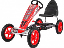 GO Kart cu pedale, Kinderauto F8-1, roti Gonflabile de 10 inch