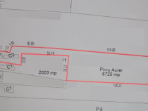 Teren 5.725 m Tomsani, D&acirc;mbovița, la drum județean