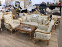 NOU - Set Canapele/Fotolii/masuta- LUX Stil Baroc