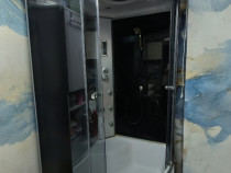 Cabină de duș cu hidromasaj, radio integrat, ventilator pentru abur.