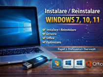 Instalare Windows 7/10/11 Laptop + Drivere, Office, Backup &ndash; București