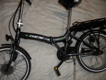 Bicicleta electrica, pliabila din aluminiu