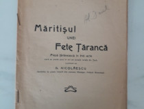 Maritisul unei fete taranca- D. Nicolaescu 1906 / R2S