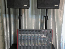 Sistem audio evenimente - boxe + mixer