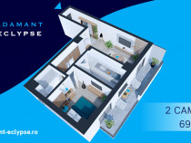 ADAMANT ECLYPSE | 2 camere decomandat | TIP 2G ~ 70mp - BRD-CUG-Iasi