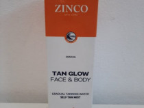 Apa autobronzanta fata corp Tan Glow Zinco skincare - Noua