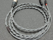 Cablu casti balansat XLR 4 pini cu conectori 3.5mm