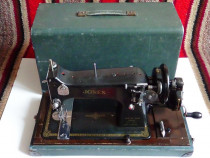 Masina de cusut de epoca manuala jones family d53a, 1859