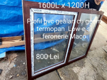 Tâmplărie PVC Gealan cu geam termoizolant 24mm , f4-low