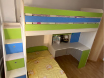 Dormitor pentru copii cu pat supraetajat