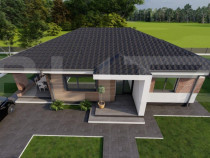 Casa Individuala, plan parter, 82.50 mp utili +450 mp teren,