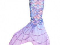 Costum Sirena THK®, Albastru/Roz deschis, 130 cm