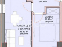 Apartament FARA COMISION 2 camere si balcon parter Sibiu Dna