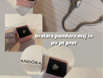 Bratara pandora 925 plus 4 charm uri