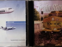 CD-uri jocuri vechi - FLIGHT SIMULATOR 2002,TRAIN SIMULATOR