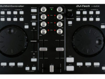 Consola DJ I-Mix (midi controller) + casti si placa de sunet GRATUIT