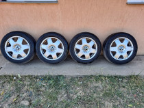 4 roti complete vw golf bora 5x100 205/55/16