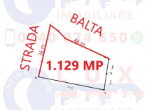 ID 7535 Teren INTRAVILAN cu IESIRE LA BALTA - Sat Mineri