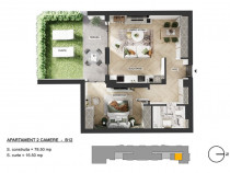 Apartament 2 camere | Pipera Plaza| Curte privata | Bloc ...