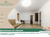 Apartament 2 camere cu centrala proprie, zona Miorita, Arad