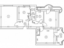 Apartament 3 camere decomandat-an 1992- Doamna Ghica -