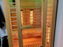 Sauna infrarosu pt. doua persoane, SAFIR-2, brad canadian, made in Aus