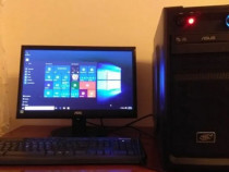 Sistem PC complet cu procesor i3 + monitor LED + Win.10 Pro