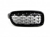 Grila Diamant - BMW Seria 3 F30 (2012-2018) Negru Stralucitor
