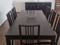 Masa si 8 scaune dining