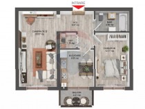Apartament NOU LA CHEIE cu 2 camere de vânzare
