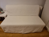 Canapea extensibila Ikea Lycksele Murbo + Husa albă