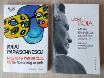 Carti noi, doua: Radu Paraschivescu (Muste), Lucian Boia (Eminescu)